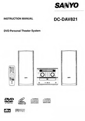 Sanyo DC-DAV821 Instruction Manual