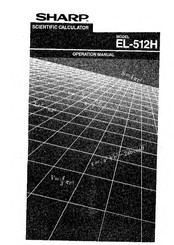 Sharp EL-512H Operation Manual