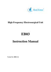 Heal Force EB03 Instruction Manual