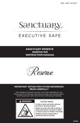 Sanctuary RESERVE SA5514S-IHS Instruction Manual