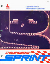 Atari CHAMPIONSHIP SPRINT Operator's Manual