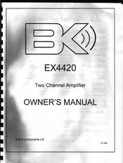 B&K EX4420 Owner's Manual