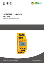 Bender ISOMETER IR420-D6 Manual