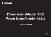 Canon PZ-E2B Instructions Manual