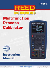 Reed Instruments R5850 Instruction Manual