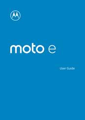 Motorola moto e User Manual