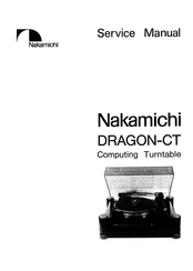 Nakamichi DRAGON-CT Service Manual