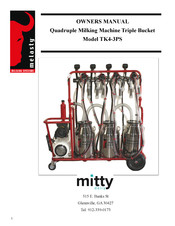 mitty dairy melasty TK4-3PS Owner's Manual