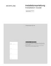 EcoFlow PowerOcean DC Fit Instruction Manual