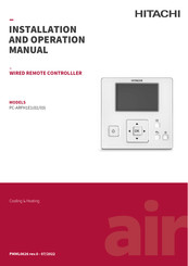 Hitachi PC-ARFH1E2 Installation And Operation Manual