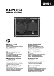 Jula KAYOBA 650454 Operating Instructions Manual