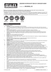 Sealey BG200XL.V2 Manual