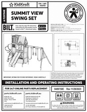 KidKraft 1740703 Installation And Operating Instructions Manual