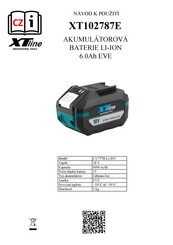 XTline LY777B-Li-20V User Manual