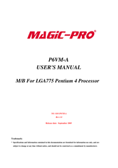 Magic-Pro P6VM-A User Manual