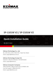 Edimax SP-1101W V2 Quick Installation Manual