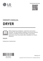 LG RV08VHP2M Owner's Manual