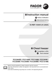 Fagor FCC100M Instruction Manual