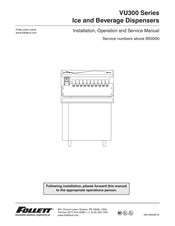 Follett VU300M20D Series Installation, Operation And Service Manual