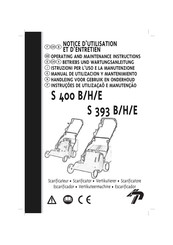 Pilote 88 S 400 B Operating And Maintenance Instructions Manual