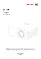 ViewSonic V554K User Manual
