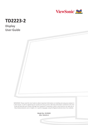 ViewSonic VS19630 User Manual