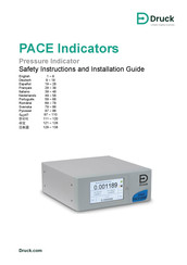 Baker Druck PACE1000 Important Safety Instructions And Installation Manual