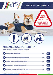MPS MEDICAL PET SHIRTS Owner's Manual