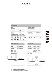 Faro Barcelona PALMA Manual