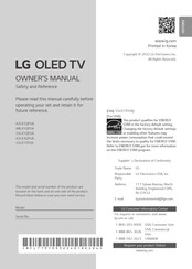 LG 48LX1QPUA.AUS Owner's Manual