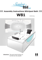 Senior Bad W81H-TH-C Assembly Instructions Manual
