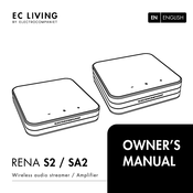 ELECTROCOMPANIET EC LIVING RENA SA2 Owner's Manual