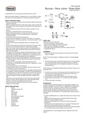 Buccan BCN-5551-1 User Manual