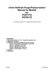 nvent PCFF1YZ Manual
