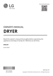 LG DLHC1455 Series Owner's Manual