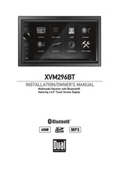 Dual XVM296BT Installation & Owner's Manual
