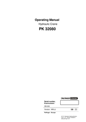 Palfinger PK 32080 Operating Manual