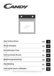 Candy FIDP X699 User Instructions