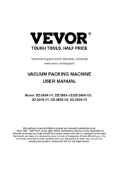 VEVOR DZ-260S-V3 User Manual