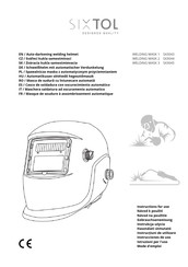 SIXTOL WELDING MASK 3 Instructions For Use Manual