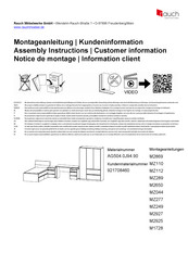 Rauch MZ277 Assembly Instructions Manual