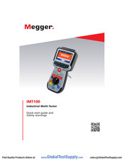 Megger IMT100 Quick Start Manual