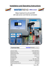 OSF WATERFRIEND MRD-2-smart Installation And Operating Instructions Manual