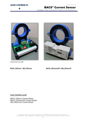 Generex BACS CSH F Series Quick Installation Manual