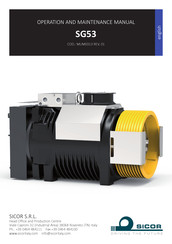 Sicor SG53F Operation And Maintenance Manual