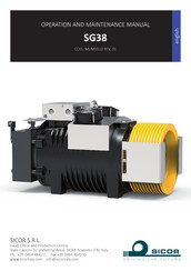 Sicor SG38F Operation And Maintenance Manual