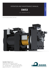 Sicor SWS3 Operation And Maintenance Manual
