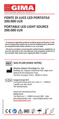 Gima 30796 Manual