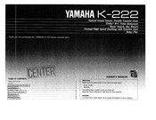 Yamaha K-222 Owner's Manual