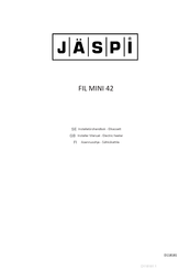 Jaspi FIL MINI 42 Installer Manual